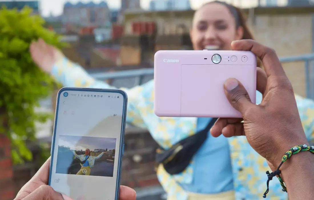 Aparat natychmiastowy z funkcją drukowania Canon Zoemini S2 Różowe złoto